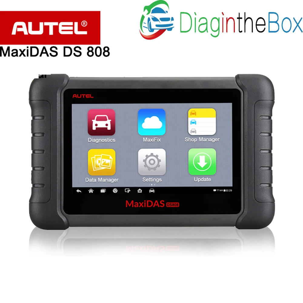 Autel Maxidas DS808 OBD2 диагностический инструмент Upgrad DS708 Полный набор адаптеров OBDI для