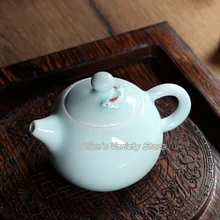 Золотая рыбка, 3 цвета, 195 мл, кунг-фу, чайный набор, Longquan, Celadon, керамический горшок, китайский чайный горшок, фарфоровый чайник, чайник