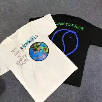 

2019 NEW TRAVIS SCOTT ASTROWORLD Staff Tour letters Men Women Short sleeve t shirt Harajuku Hip Hop Casual Tee Top Clothes S-XL