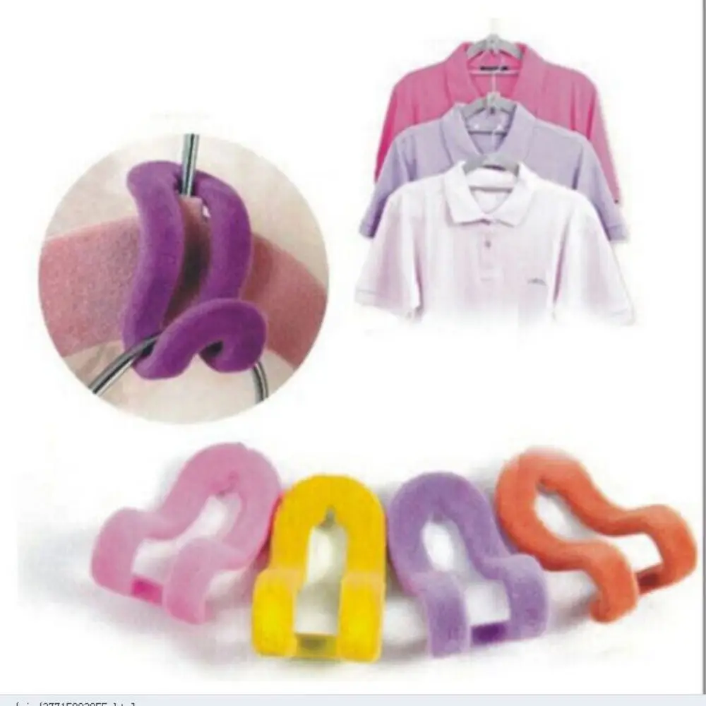 10 pcs Joy Mangano Huggable Hangers Cascading 180 Curve Clothes Hooks