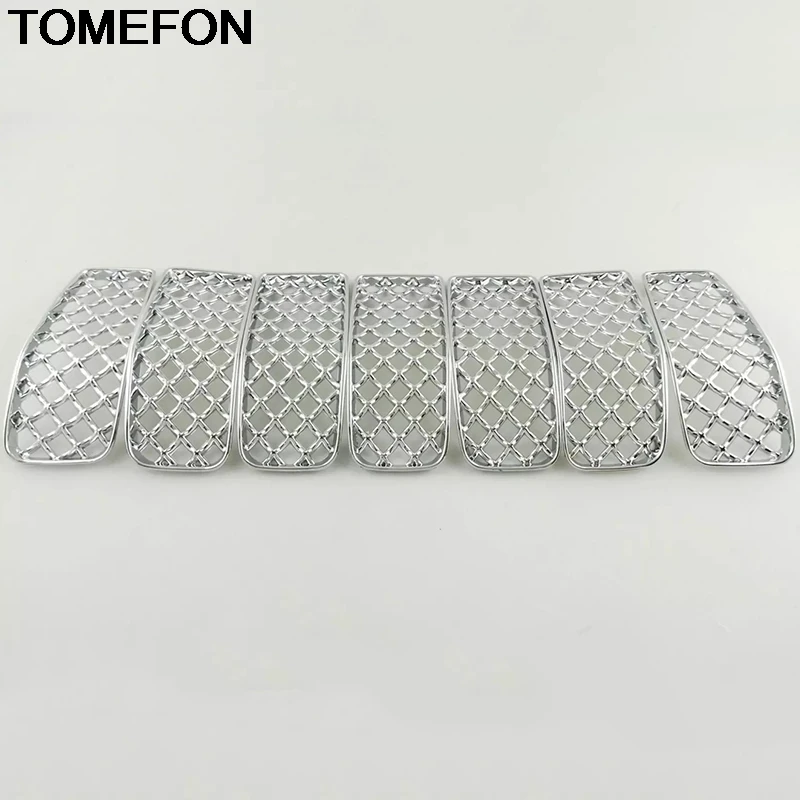 TOMEFON для Jeep Cherokee 2014 2015 2016 2017 2018 вставка салона автомобиля ячеистая Передняя