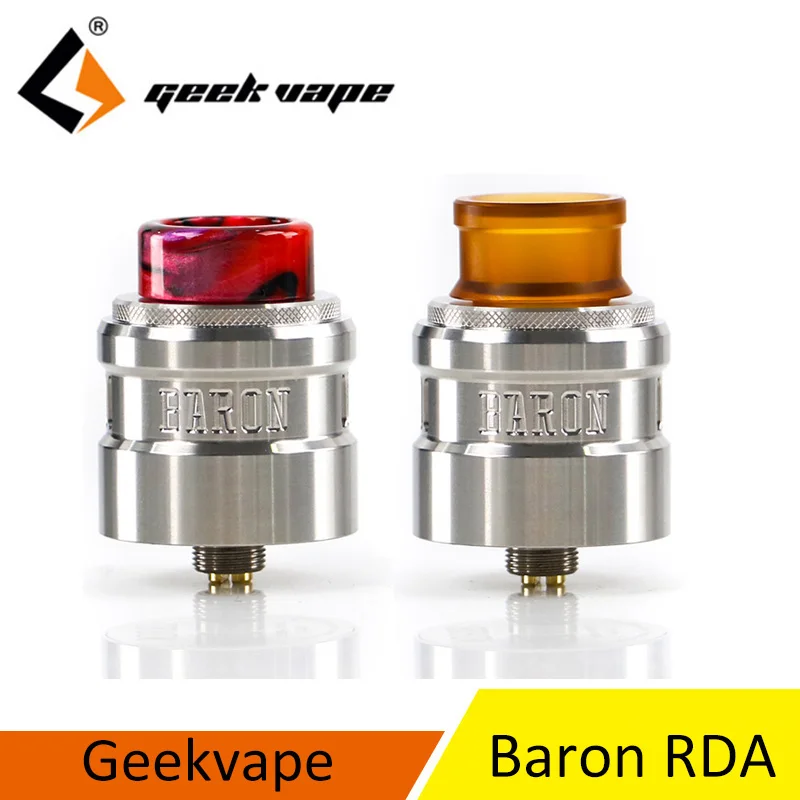 

2pcs/lot Geekvape RDA atomizer Geekvape Baron Squonk RDA Multifunctional airflow system 24mm RDA vs DROP RDA drop dead