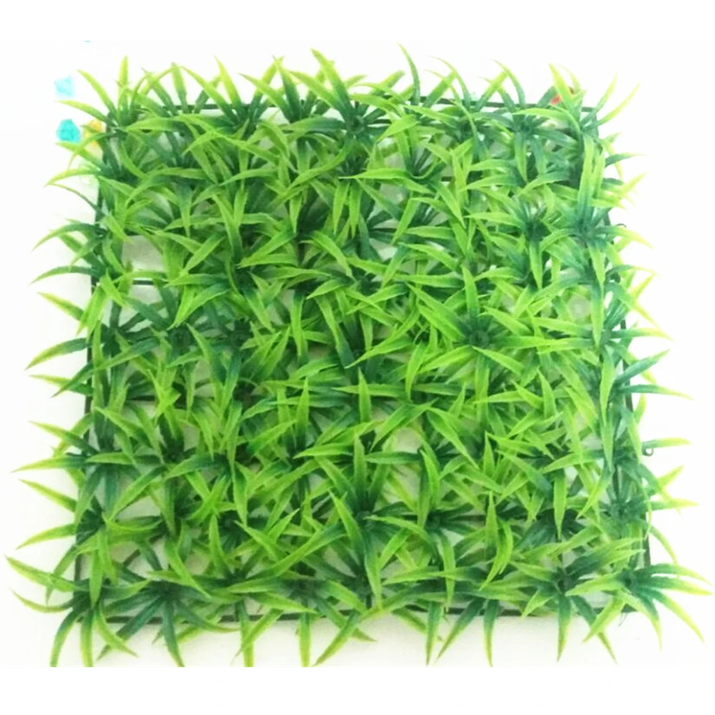 Новая Нетоксичная пластиковая квадратная искусственная трава газон Травяной коврик зеленый декор