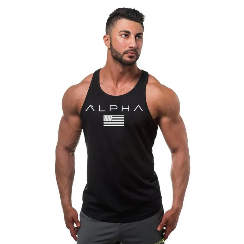 

Gym Deltoid Cotton Gyms Tank Tops Men Sleeveless Tanktops For Boys Bodybuilding Clothing Undershirt Fitness Stringer Vest