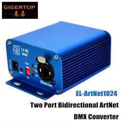 Gigertop Bi-directional Ethernet конвертер DMX EL ArtNet1024 контроллер 3pin/5pin разъем Выход Lan Earthnet/DMX Artnet консоли