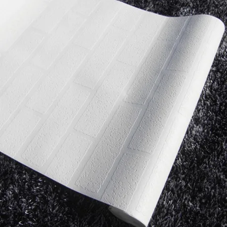 53cmx10m White Brick Wallpaper Non-woven Fabric 3D TV Background Hair Salon Hairdressing Clothing Store Wallpaper Bedroom 53cmx10m White Brick Wallpaper Non-woven Fabric 3D TV Background Hair Salon Hairdressing Clothing Store Wallpaper Bedroom