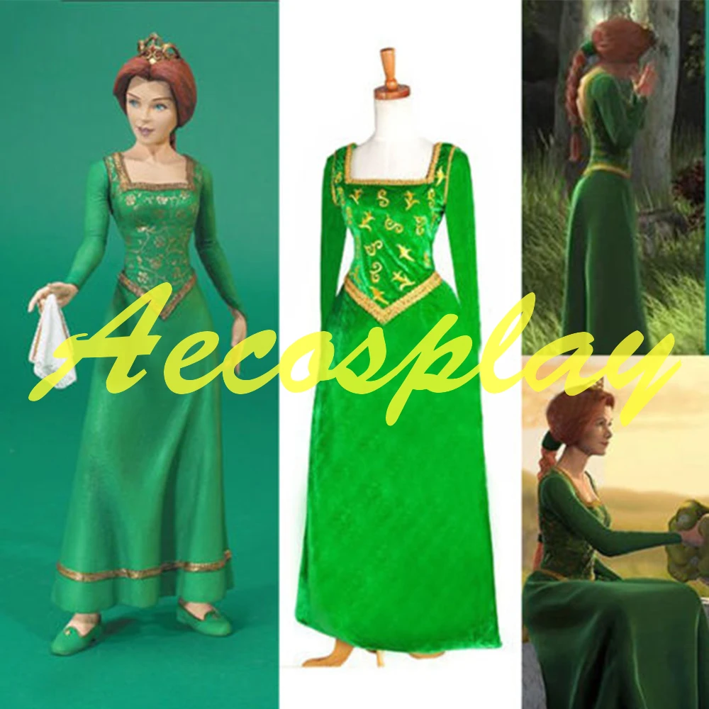 Платье Фионы принцессы Шрек на заказ костюм для косплея Хэллоуин|costume halloween|princess