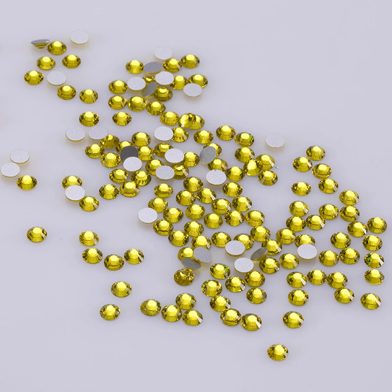 Glass Flat Back Rhinestones (3)