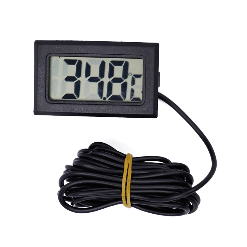 New Digital LCD Probe Fridge Freezer Thermometer temp Thermograph Meter
