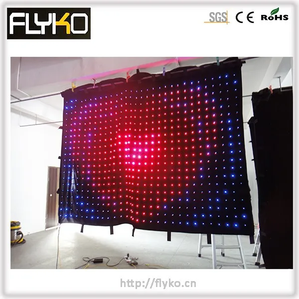 2x3m p10 led video curtain 7
