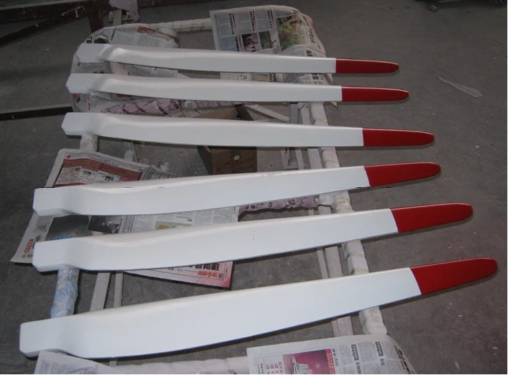 1050mm length 3pcs/lot Carbon Fiber Wind Turbine Blades for 1KW motor Wind Generators Blades