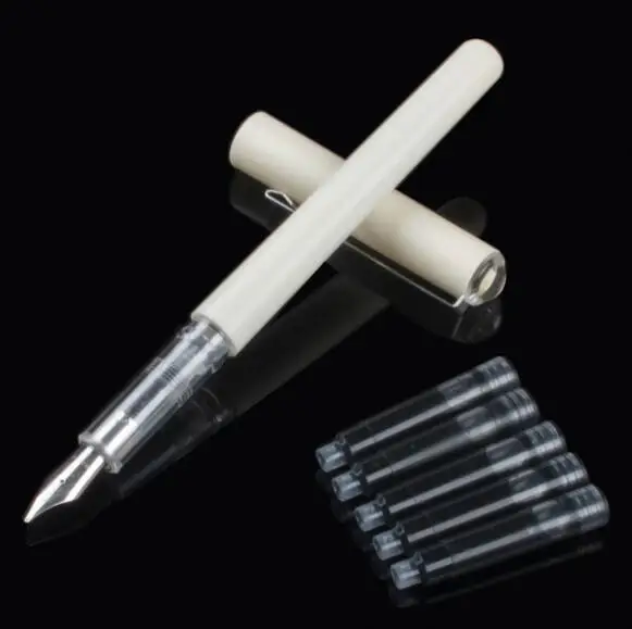 JINHAO 991 черный прозрачный матовый цвет тонкий перьевая ручка новые ручки для школьников канцелярские принадлежности - Цвет: 12