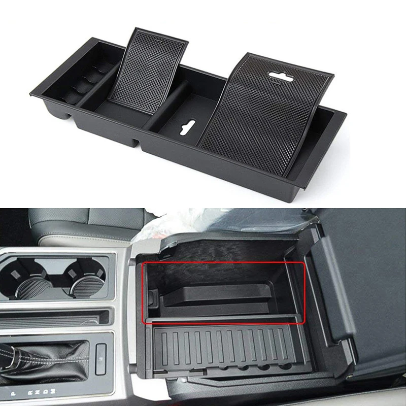 

Car Armrest Center Box Storage Container Vehicle Interior Accessories FOR Ford F150 2015-2017