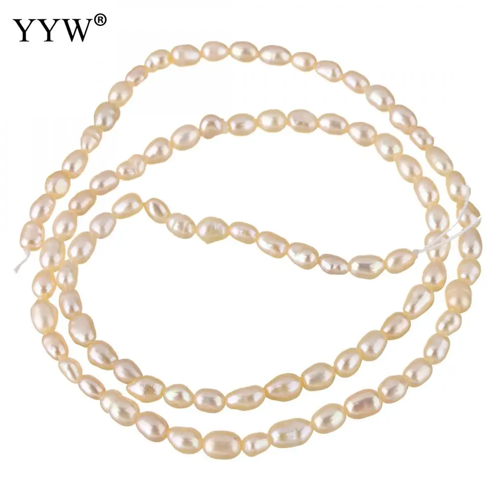 

YYW High Quality Cultured Rice Freshwater Pearl Beads Natural Pink 2-3mm Approx 0.8mm Sold Per Approx 15.3 Inch Strand