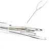 9 Pieces Silver Large-eye Blunt Needles Steel Yarn Knitting Needles Sewing Needles, 5BB5580 ► Photo 3/6