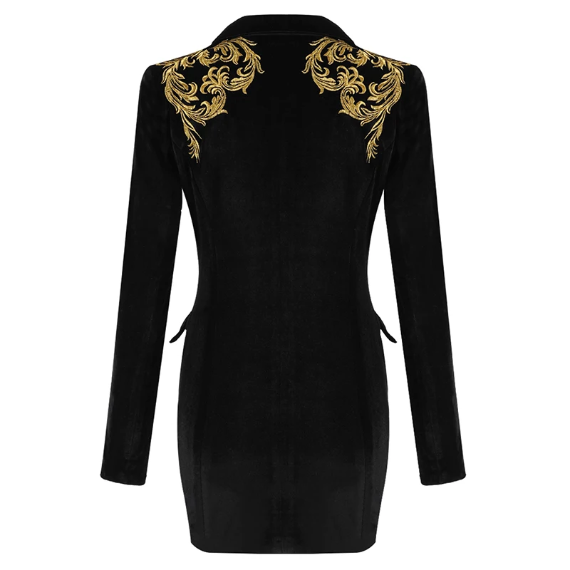 New Arrival Women Fashion Blazers Sexy Double Breasted Coat Outwear Full Sleeve Winter Women Blazers