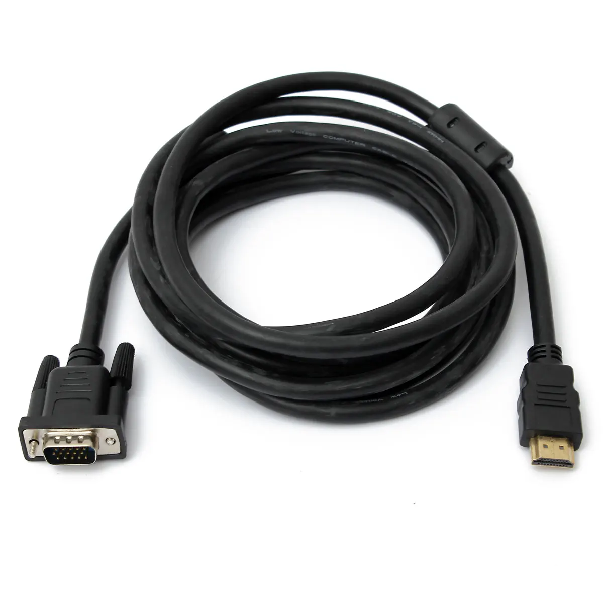 

Hot Sale 10Feet/3M HDMI Male To VGA Male Adapter Connector Cable Lead VGA Conversion Cable For PC TV Adapter Converter
