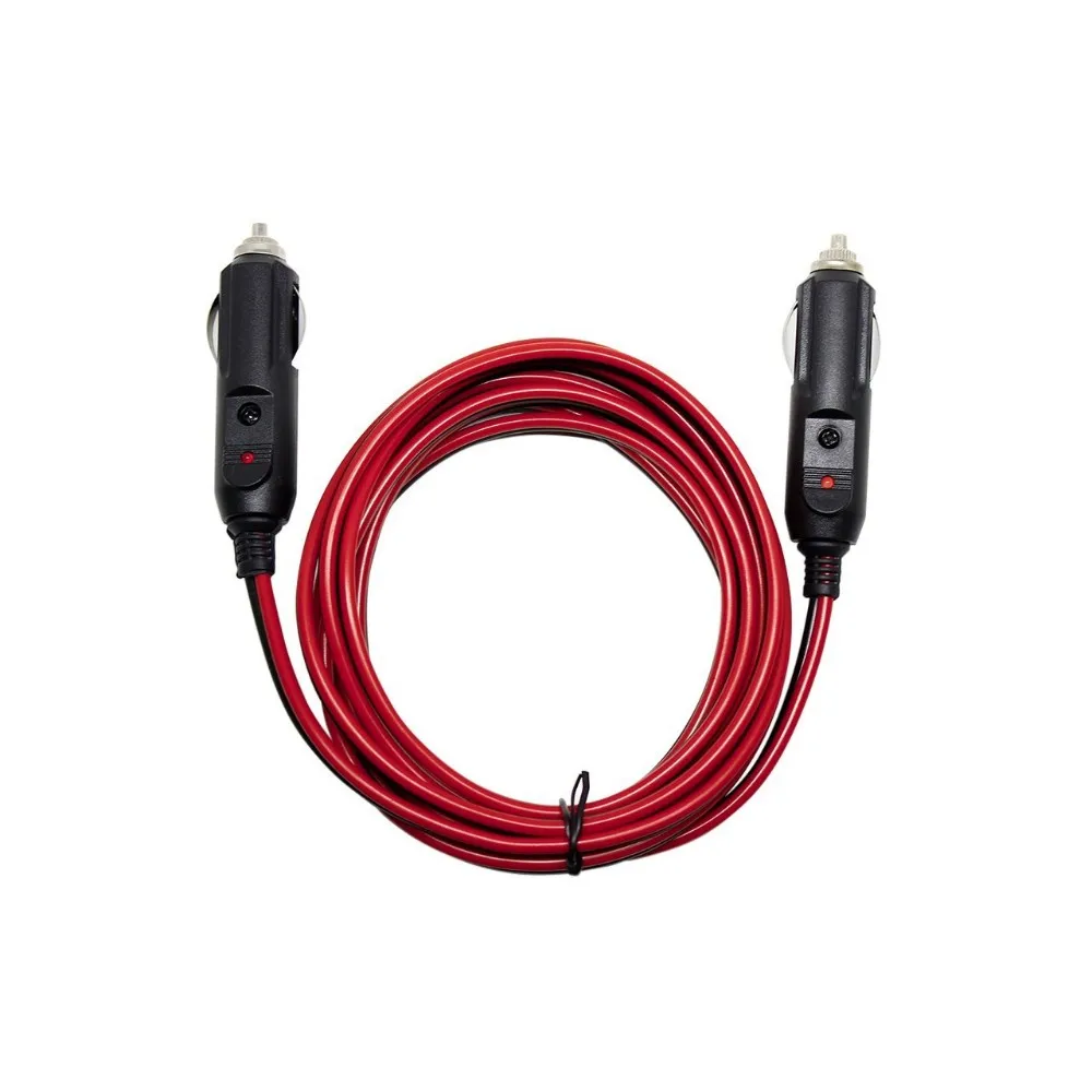 

Cigarette Lighter Cable Male to Male Heavy Duty Power Supply Cord Wire for Power