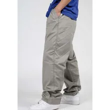 Демисезонный тонкий Для Мужчин's Повседневные штаны для мужчин большой Размеры Новое поступление года Комбинезоны для девочек свободные Брюки карго мужские зауженные книзу брюки