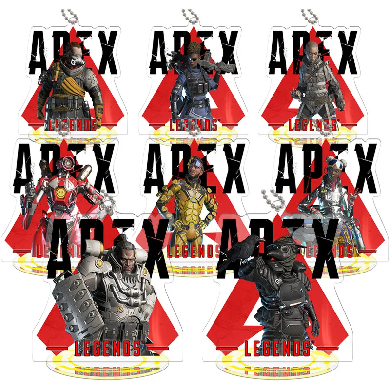 9 см High Apex Legends Hero Game вокруг акриловое школьное лицензионное кольцо кулон