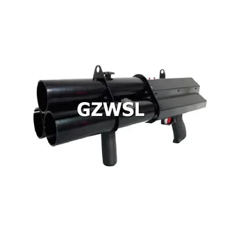 

2Pcs 3 Head Shot Confetti Cannon Gun Launcher Effect Machine 6 Free 80cm Cannon