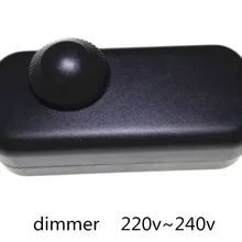 Светодиодный Встроенный переключатель затемнения, поворотный переключатель, светильник, модулятор, анти-помехи, электронный диммер 220 В~ 240 В 20 Вт~ 200 Вт 3A