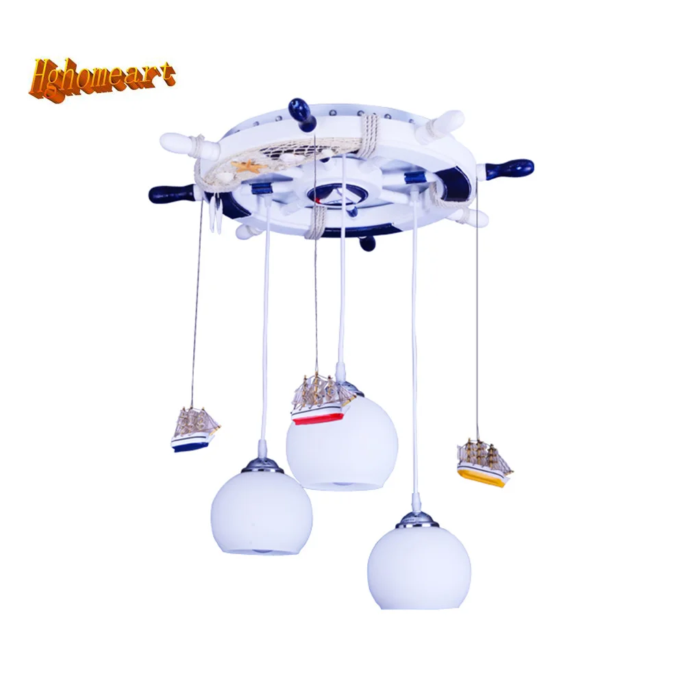 Hghomeart Baby Room Chandelier Led 110V 220V E27 Glass Ball Light Modern Led Chandelier Children's Chandelier Lighting Kids design borosilicate glass led chandelier lightings turkey light