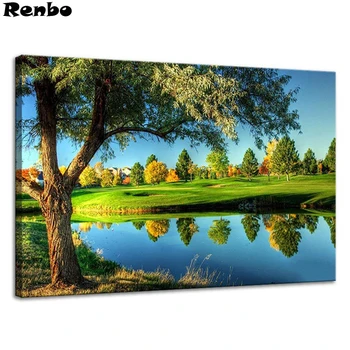 

nature 3d Diamond embroidery Diamond painting Tree lake 5d diy diamond painting Cross Stitch full drill mosaic Rhinestone