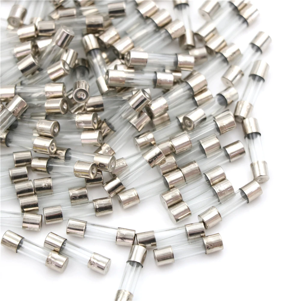 100pcs/box Glass Fuse 5*20mm 250V 2A Quick Shot High Quality Fast Blow Glass Tube Fuses Not Assortable Kit