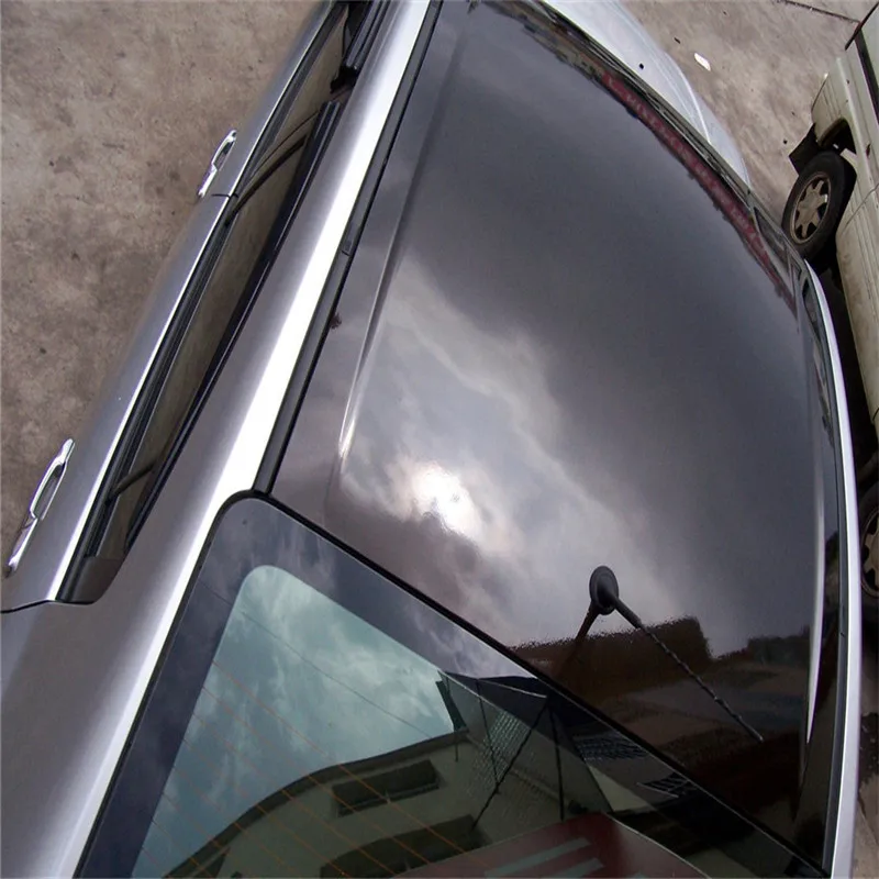 

35X152CM Car Styling Black Bright Glossy Black Vinyl Decal Wrap Sticker Black Gloss Film Wrap For HOOD Roof Motorcycle Scooter