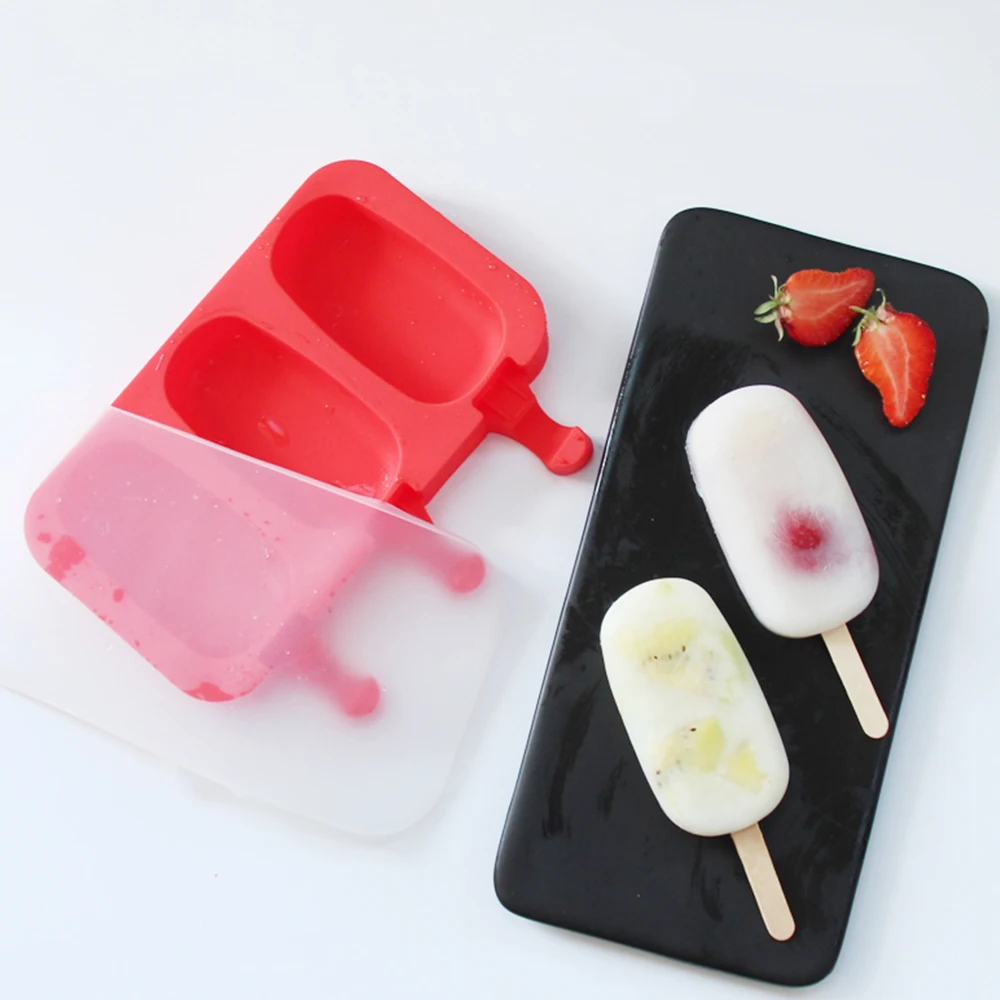 Buy LemonBest 3 Holes Ice Cream Pop Mold Silicone Ice