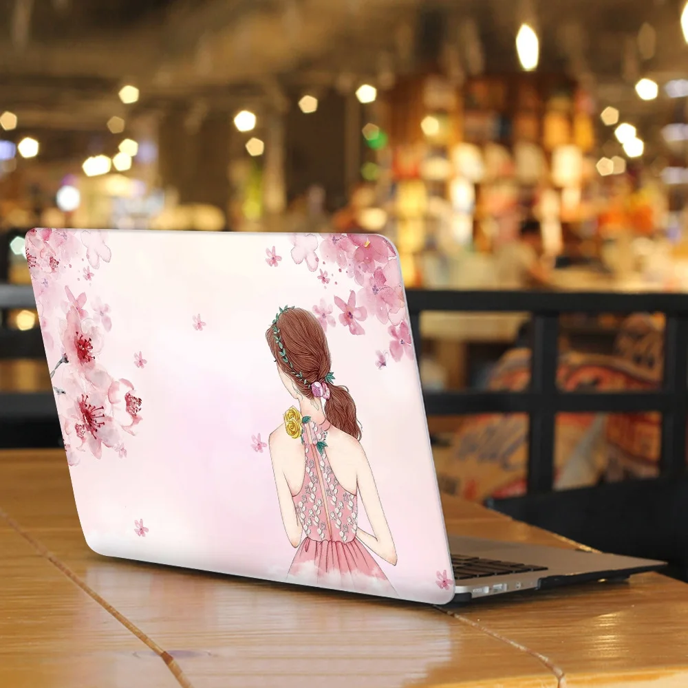 FULCLOUD Laptop Case for Apple Macbook Air/Retina/Pro 11 12 13 15 Laptop Sleeve Beauty pattern Notebook Computer Matte Shell