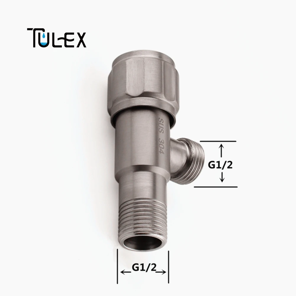 TULEX Туалет водяной контрольный клапан кран Угол клапан из нержавеющей стали Переключатель туалет клапан Кухня аксессуары для ванной