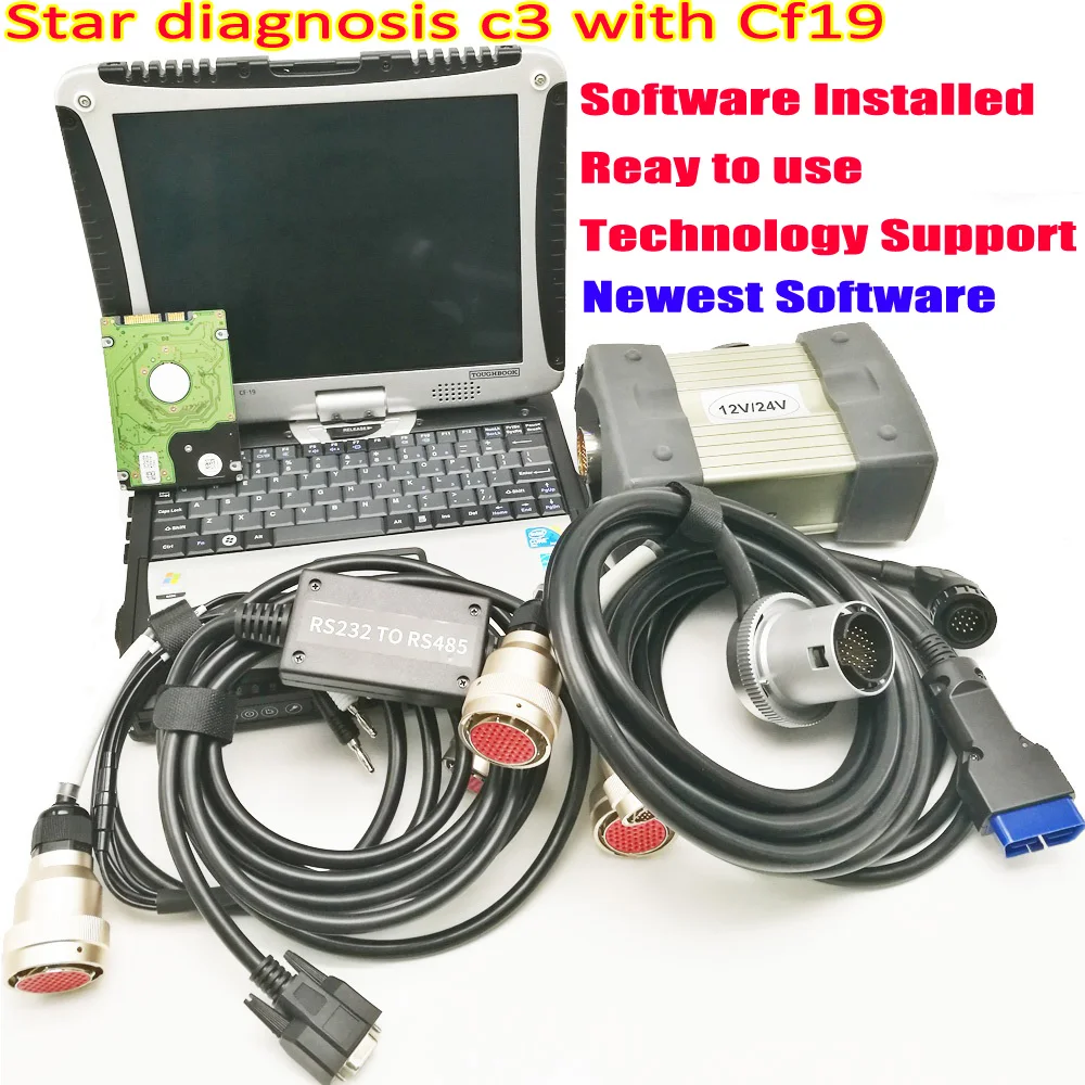 

Best Mb Star C3 With Laptop Software 2019.09 Star c3 Multiplexer With Cables HDD Installed C3 with CF-19 laptop Directly To Work