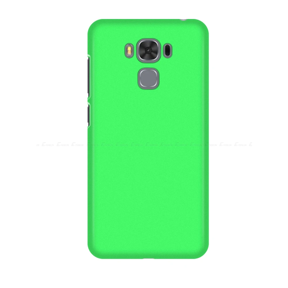 Роскошный Жесткий матовый чехол для телефона из поликарбоната, Ультратонкий Пластиковый чехол для Asus ZenFone 3 3S Max ZC521TL ZC520TL ZC550KL ZC553KL - Цвет: Зеленый