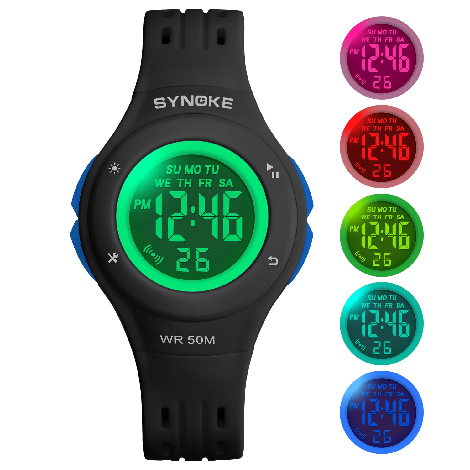 SYNOKE Student Children's Watch Kids Led Fashion Sports Watches Waterproof For Kids relogio infantil menina digital