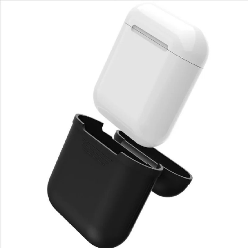 Мягкий силиконовый чехол для Airpods протектор рукава Прозрачный ультра тонкий