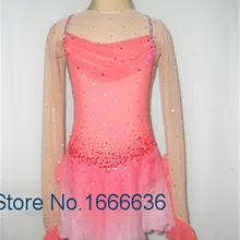 Пользовательские взрослые Фигурное катание платья с спандексом изящные бренд фигурное катание платье для соревнований DR2742