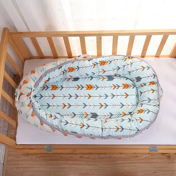 

2019 Baby Nest Bed Crib Portable Removable And Washable Crib Travel Bed For Children Infant Kids Cotton Cradle