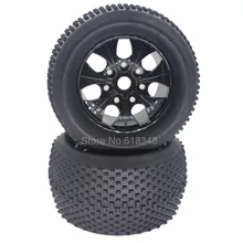 4 unids 140mm 2.8 pulgadas Rueda 1/8 Neumáticos Para Camiones Monstruo DEL RC 17mm hex hub para off road 4wd nitro hsp tornado/e9 94083 partes