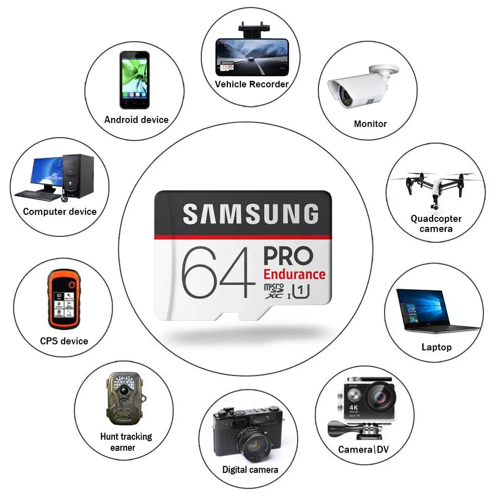 Samsung Micro SD 32gb Memory Card 64gb 128gb Microsd cartao de memoria Class 10 Full HD Ultra U1 Camera Monitor TF Card  (3)