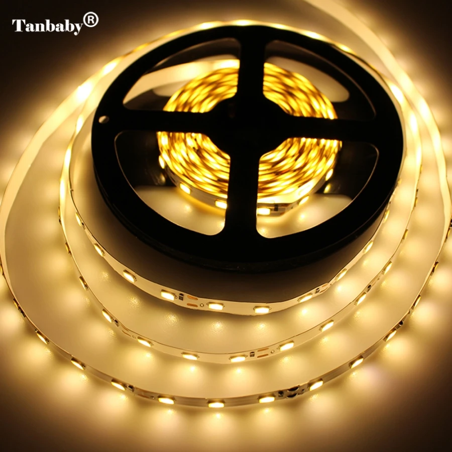 Tanbaby 5630 SMD Светодиодная лента 300 светодиодный s/5 M Холодный/теплый белый красный зеленый 5730 Светодиодная лента светильник гибкая лента+ 12V 2A адаптер питания