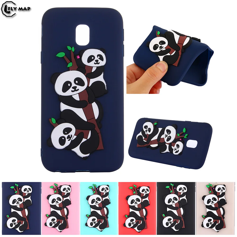 Panda Case for Samsung Galaxy J3 2017 J330 J330F Soft Silicone protective phone Cover SM-J330 SM-J330F SM-J330F/DS SM-J330FN bag