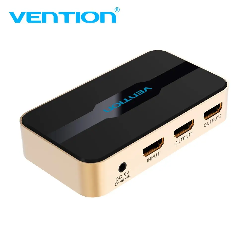 

Vention 1 in 2 out HDMI Splitter HDMI Switcher 1x2 HDMI 1 Input 2 Output Splitter for XBOX 360 PS3 PS4 HDMI Switch 4K*2K