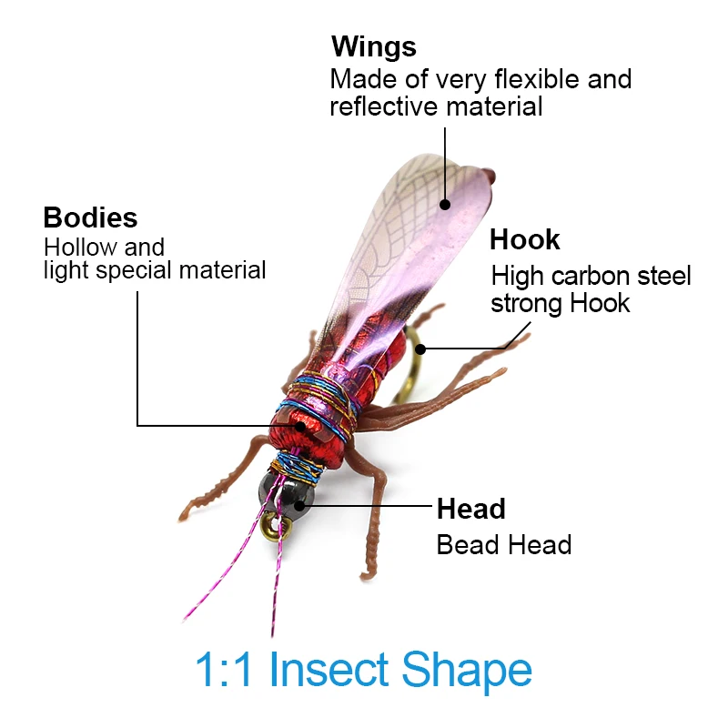 Форель для ловли нахлыстом коллекция реалистичных мух сухая влажная Нимфа стримеры 12 шт. Flys приманки наборы