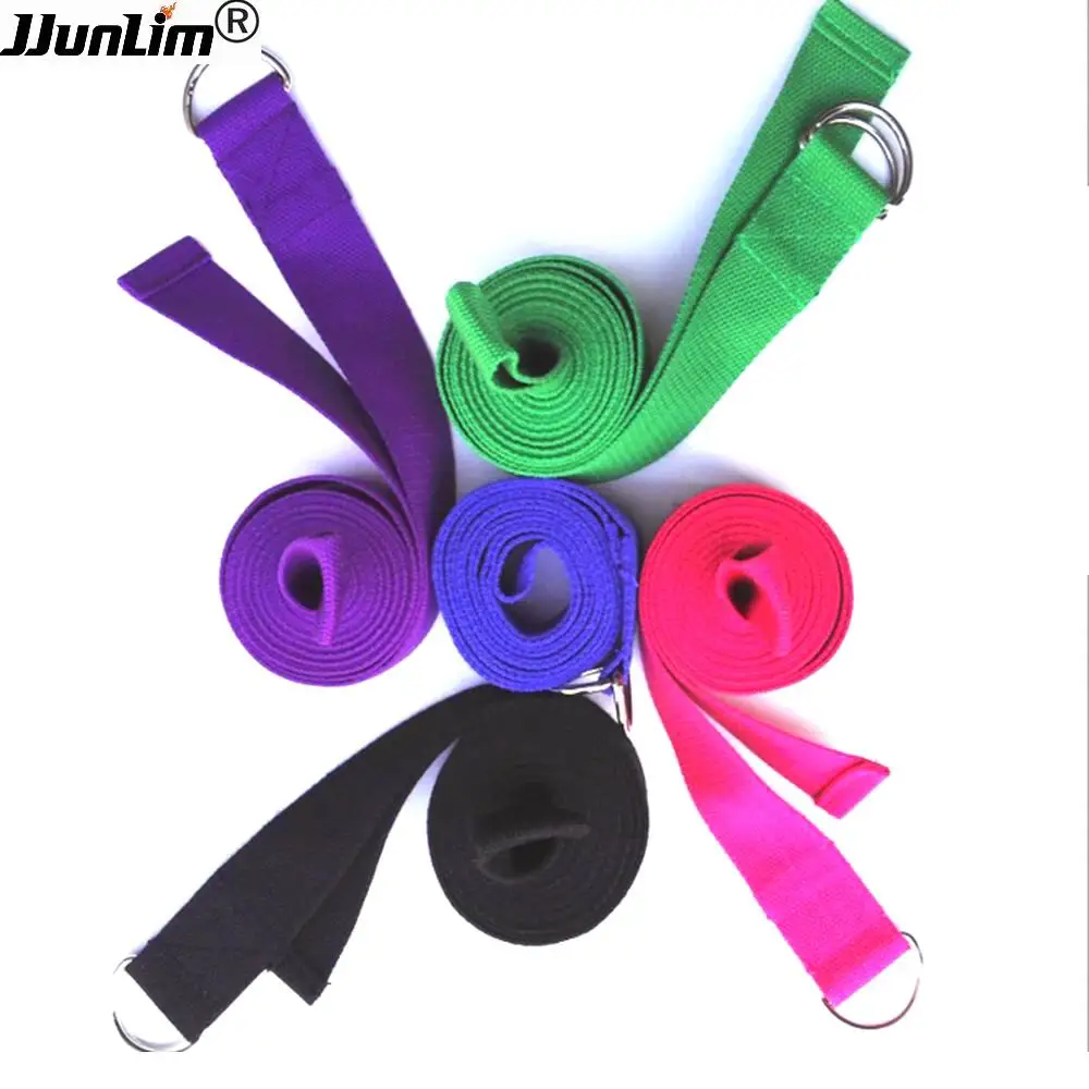 10Ft/3.2m Fitness Exercise bands Cotton pilates Yoga Strap For Stretching, Holding Poses