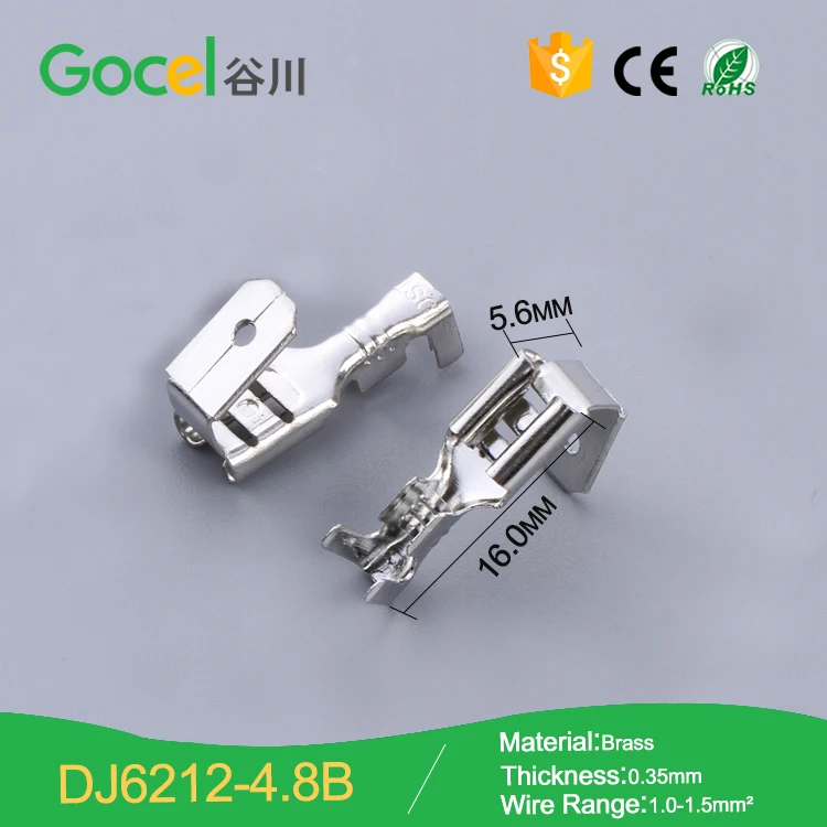 

4.8mm terminal,Piggy back disconnect,Crimp Terminal,Plug connector wire terminal DJ6212-4.8B