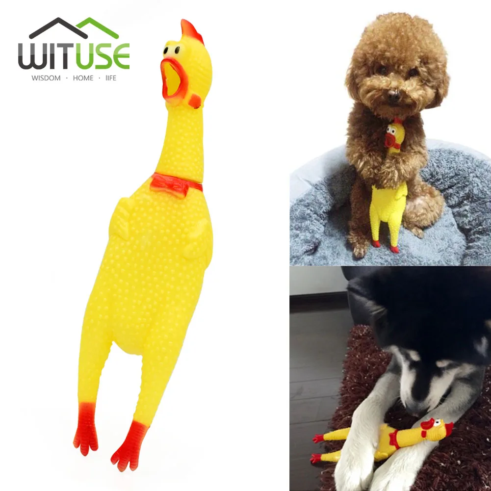 Cheap Sale Funny Sound Dog Toys Rooster Crows Attract Puppy Dog and Cat