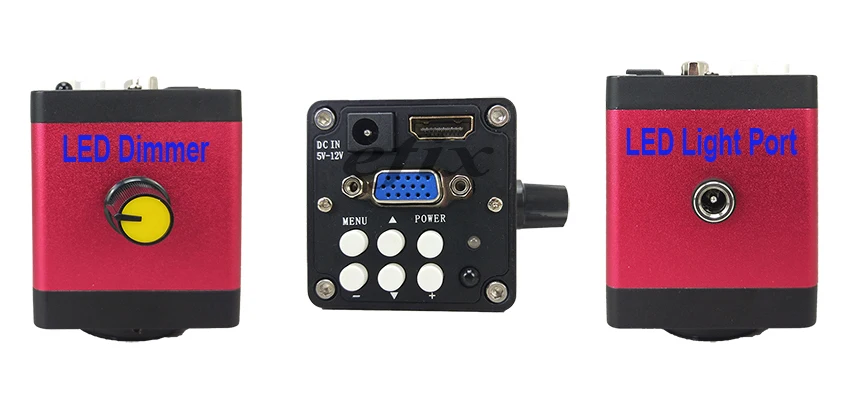 Efix 13MP HDMI VGA 3 5 ~ 45X непрерывный зум Тринокулярный Стерео микроскоп камера 56