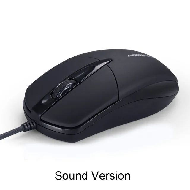 Проводная компьютерная мышь FORKA USB, бесшумная, светодиодный, оптическая мышь для геймера, ПК, ноутбука, компьютера, мыши для домашнего использования в офисе - Цвет: Sound Version